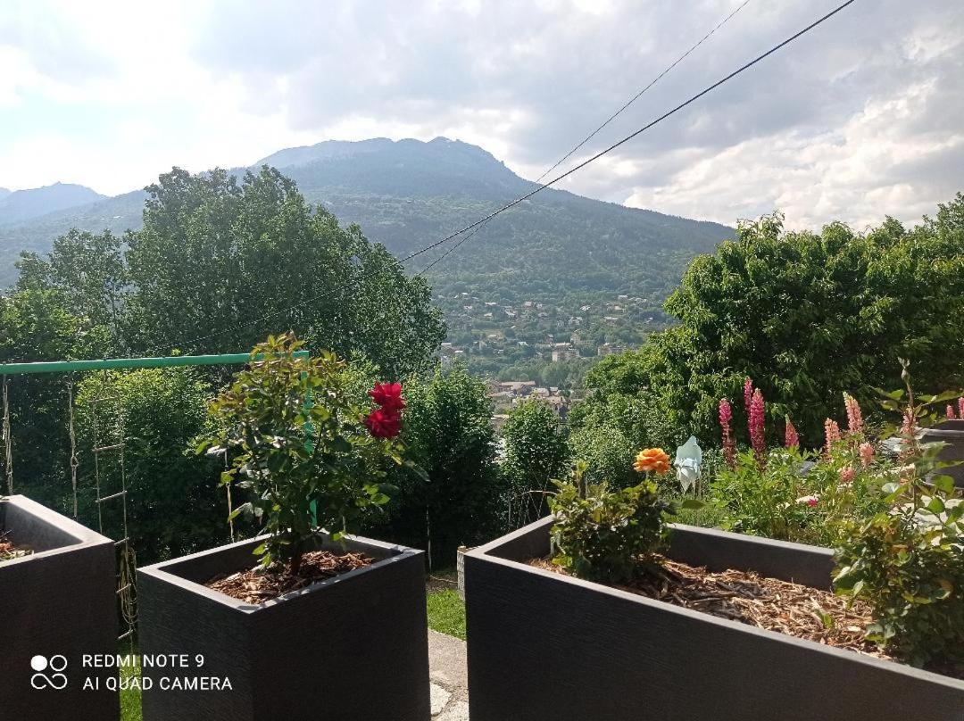 Rdc Villa Plein Sud Avec Vue Imprenable Briançon 외부 사진